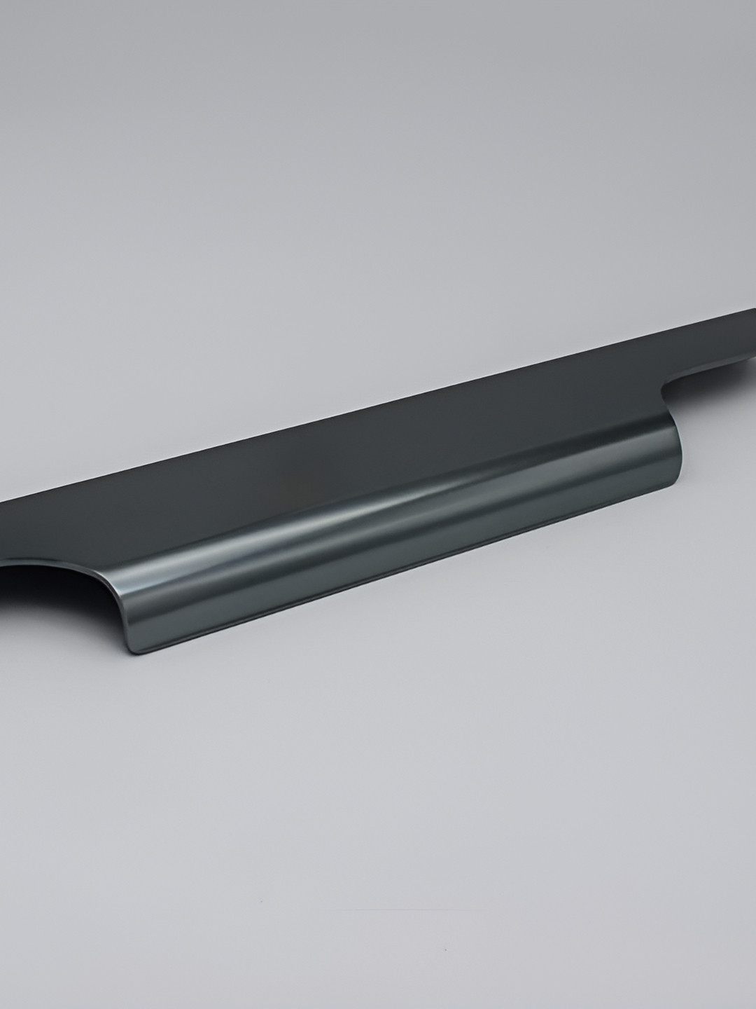 Rab Grey Glossy Finished Aluminium Drawer Handle