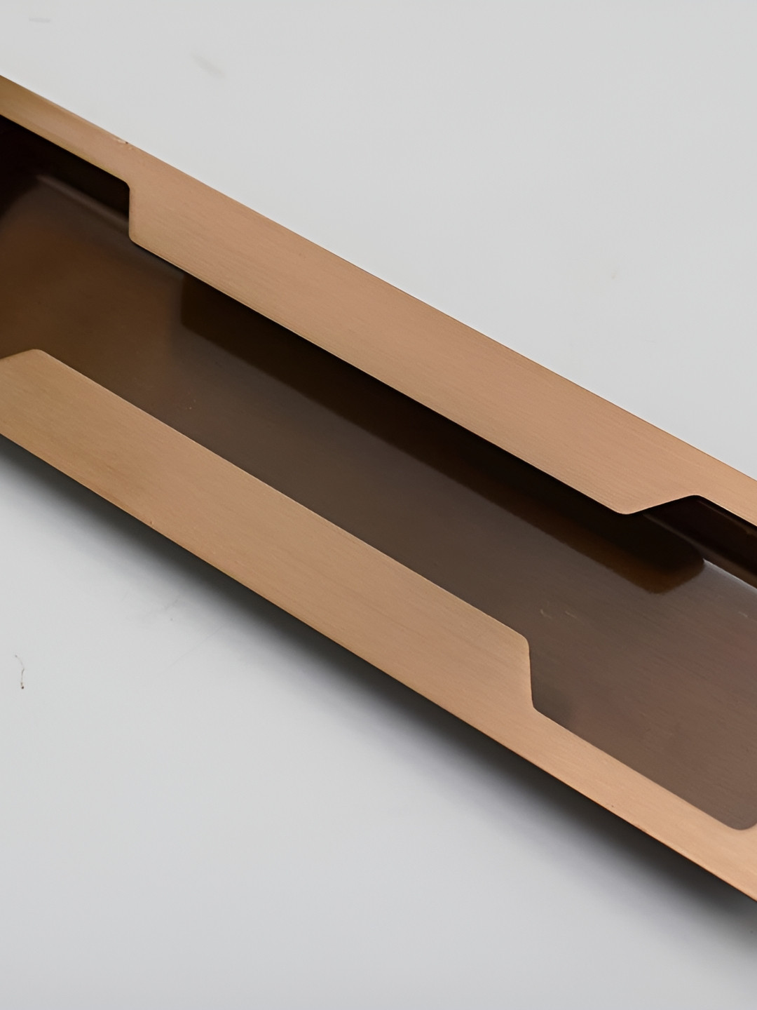 Rab Copper Tone & Brown Matte Finished Aluminium Drawer Handle