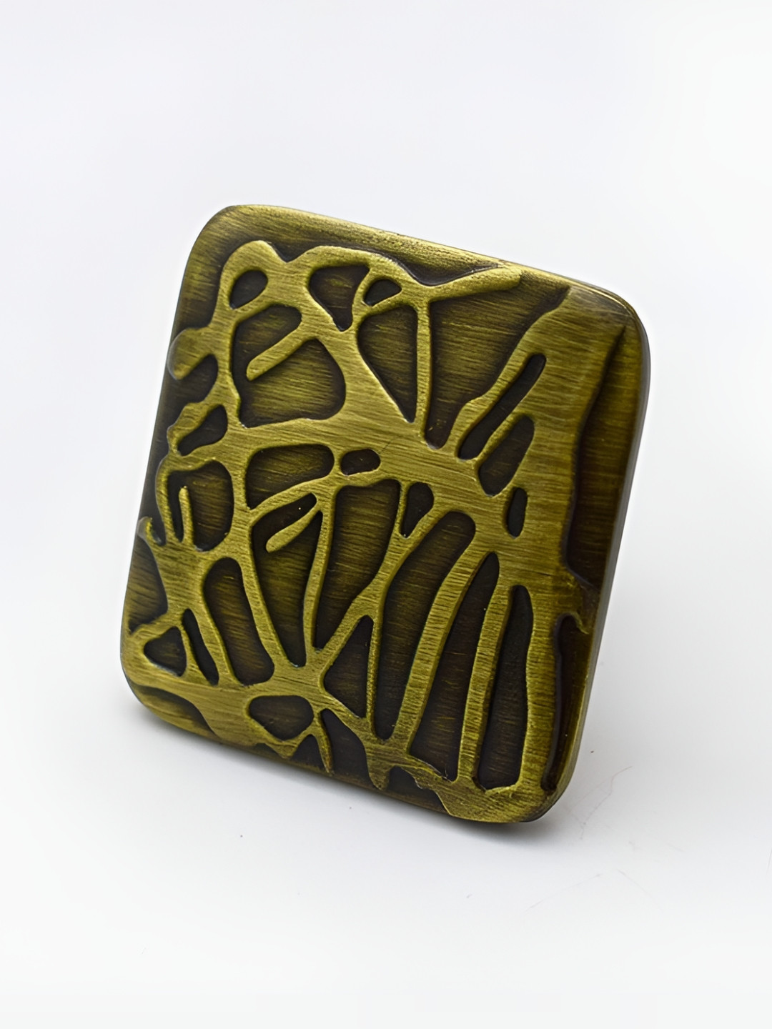 Rab Gold Toned Metal Glossy Finish Drawer Handle