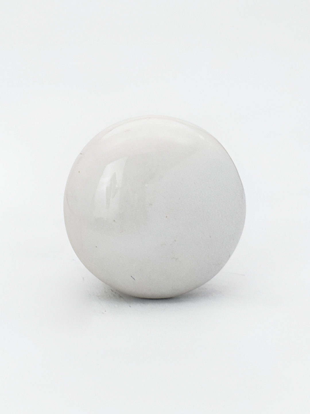 Rab White Ceramic Glossy Finish Drawer Handle