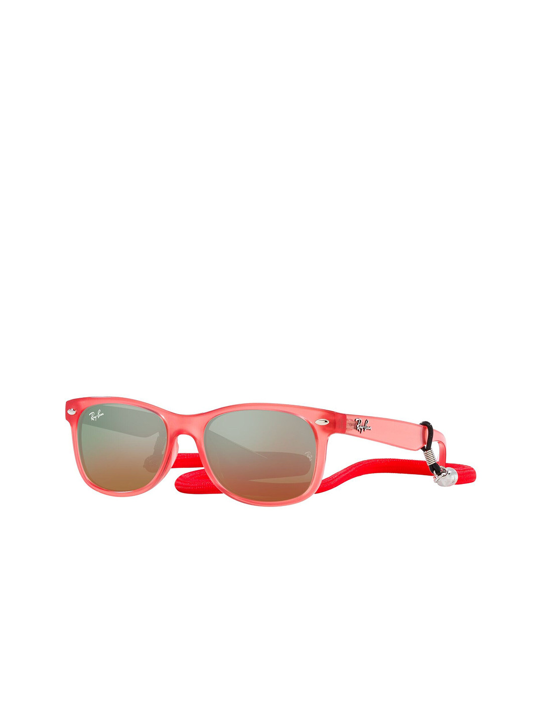 RAY-BAN Kids Unisex Gradient Silver Lens Square Sunglasses - 0RJ9052S7145A847