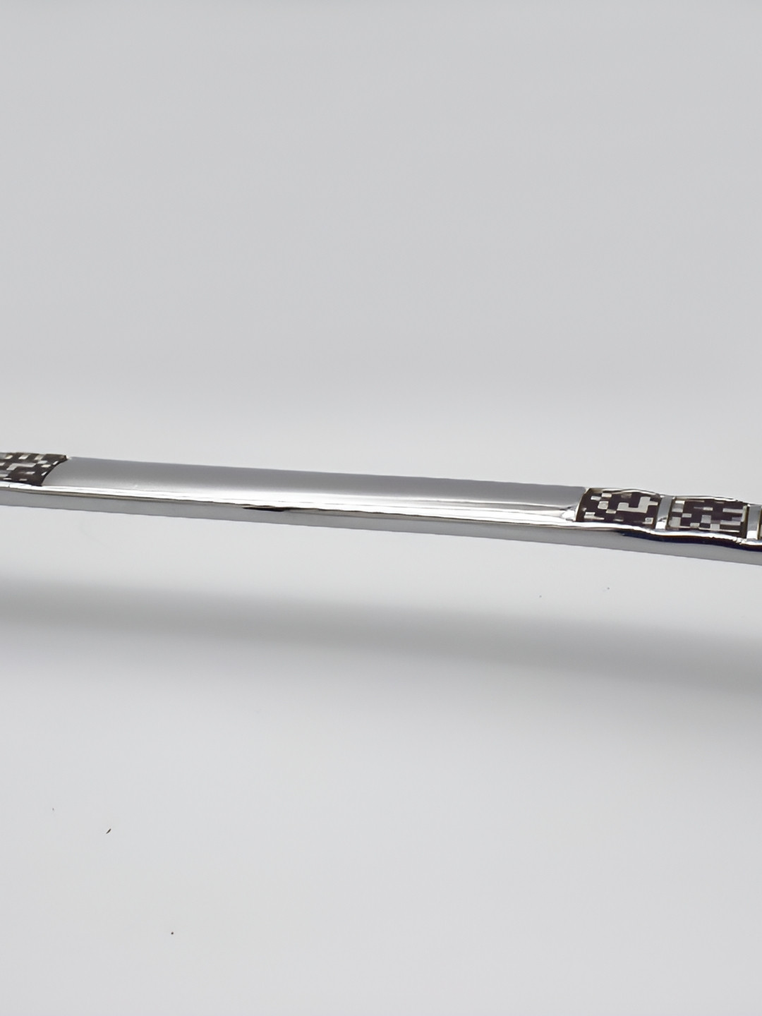 Rab Black & Silver Toned Textured Glossy Finish Rust Proof Door Handle