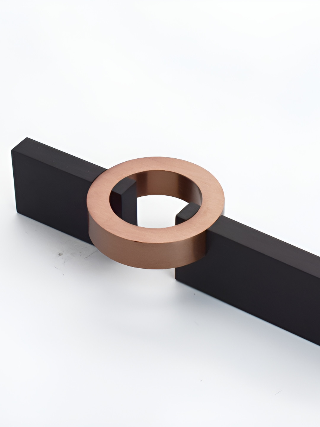 Rab Black & Copper-Coloured Zinc Cabinet/Drawer Handle