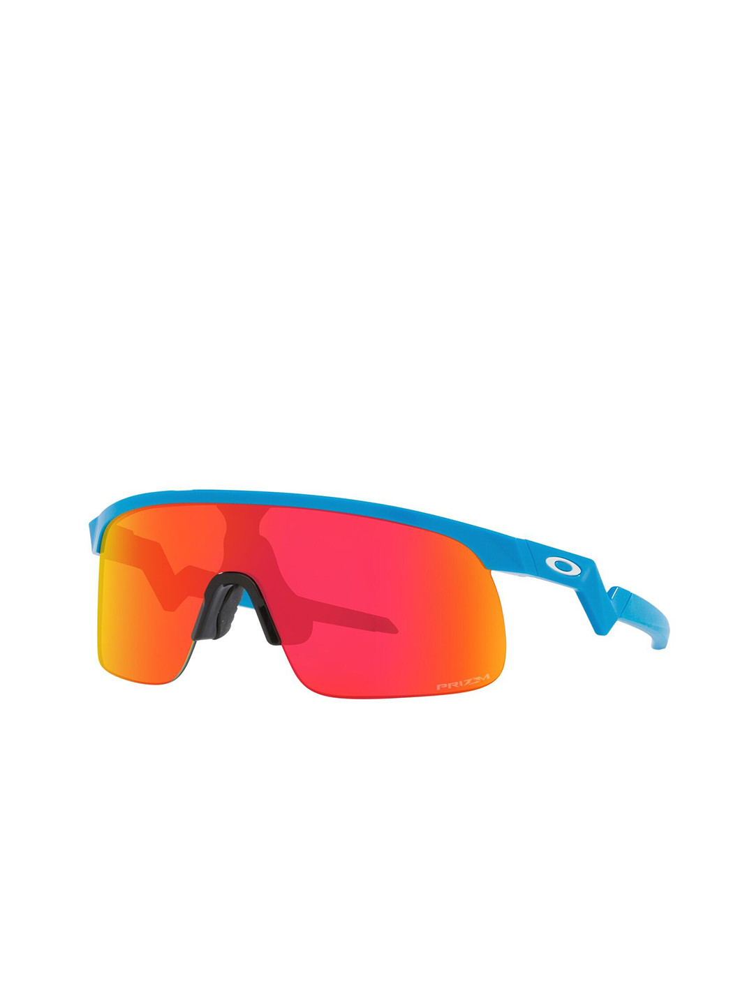 Oakley Junior Boys UV Protected Red Lens Rectangle Sunglasses - 0OJ901090100523