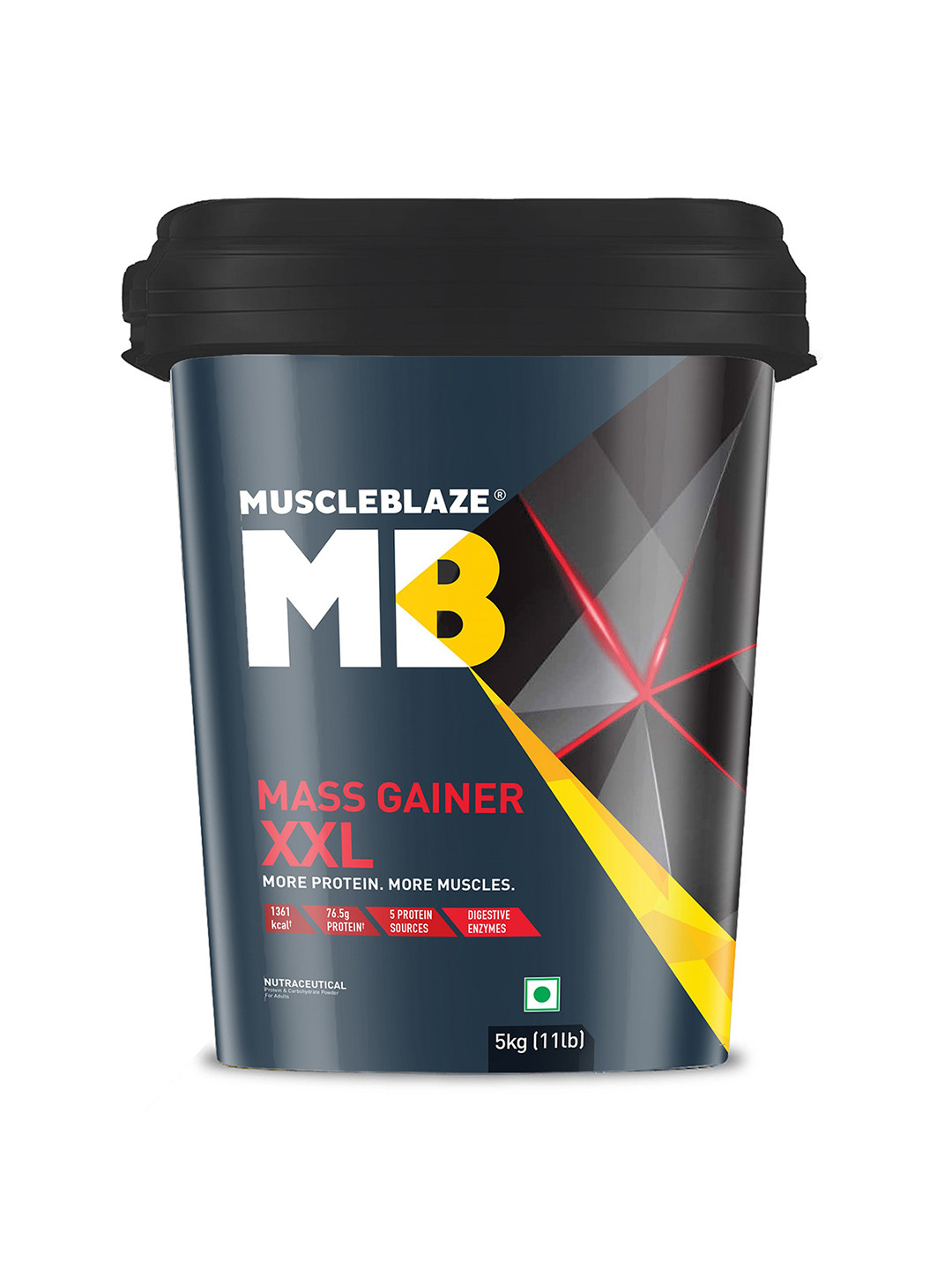 MuscleBlaze Chocolate Flavour Super Gainer XXL Powder - 5 Kg