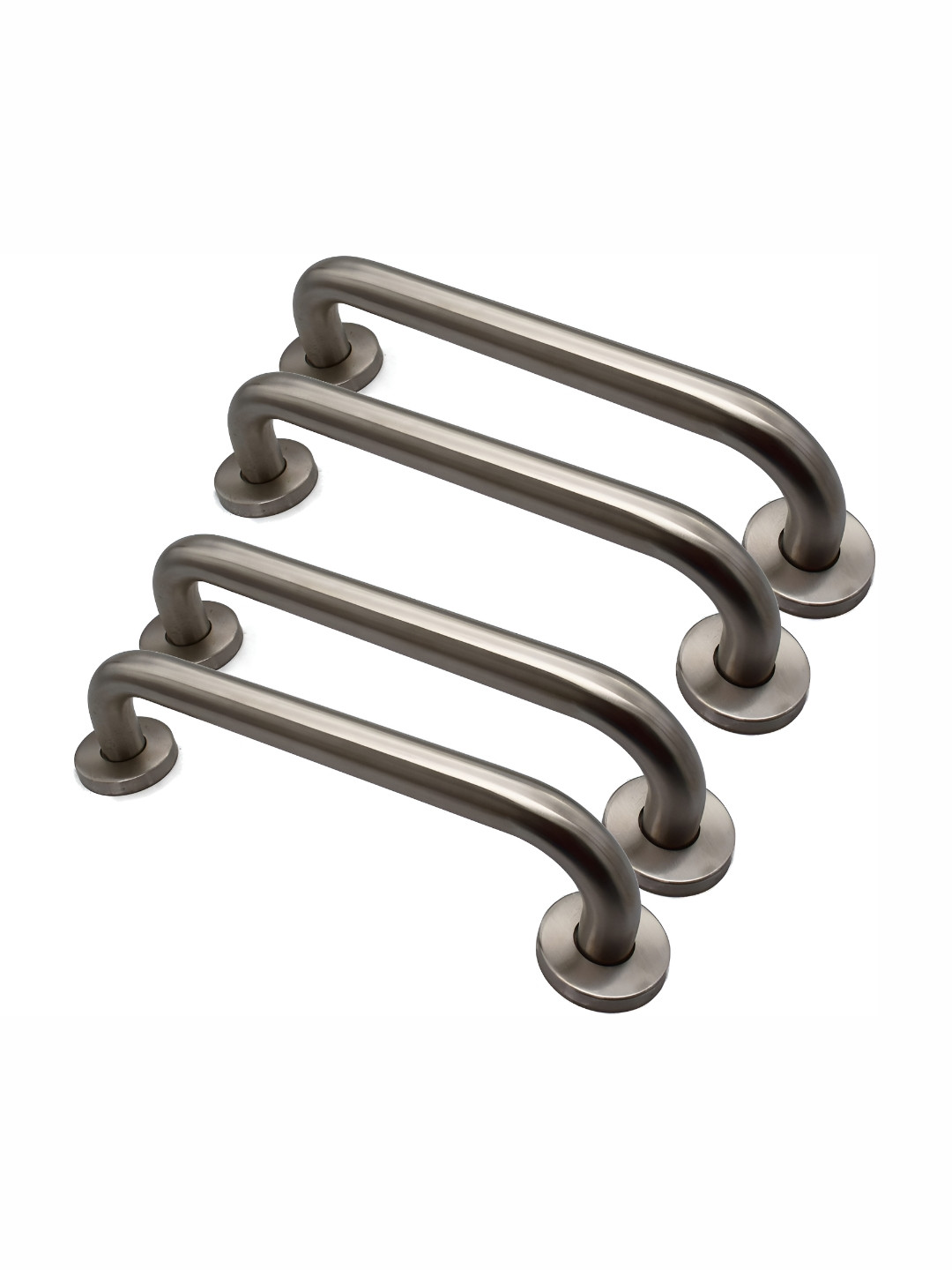 Rab Silver Toned 4 Pieces Finish Anti Tarnish Door Handles