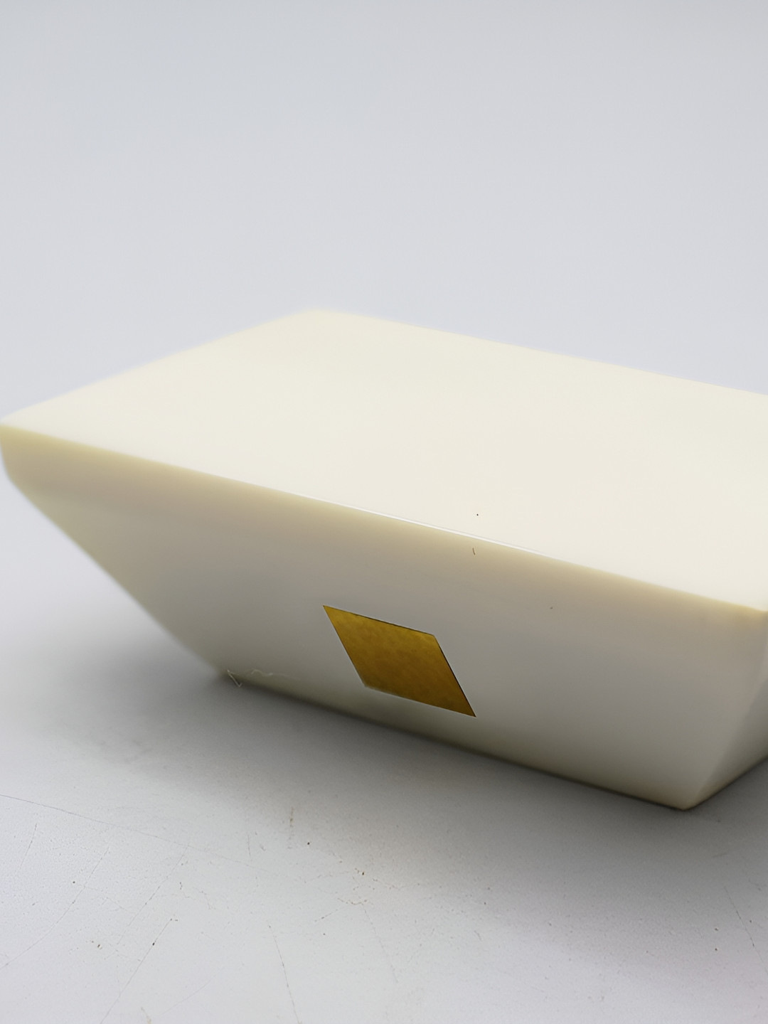 Rab White Glossy Finished Plastic Drawer Handle