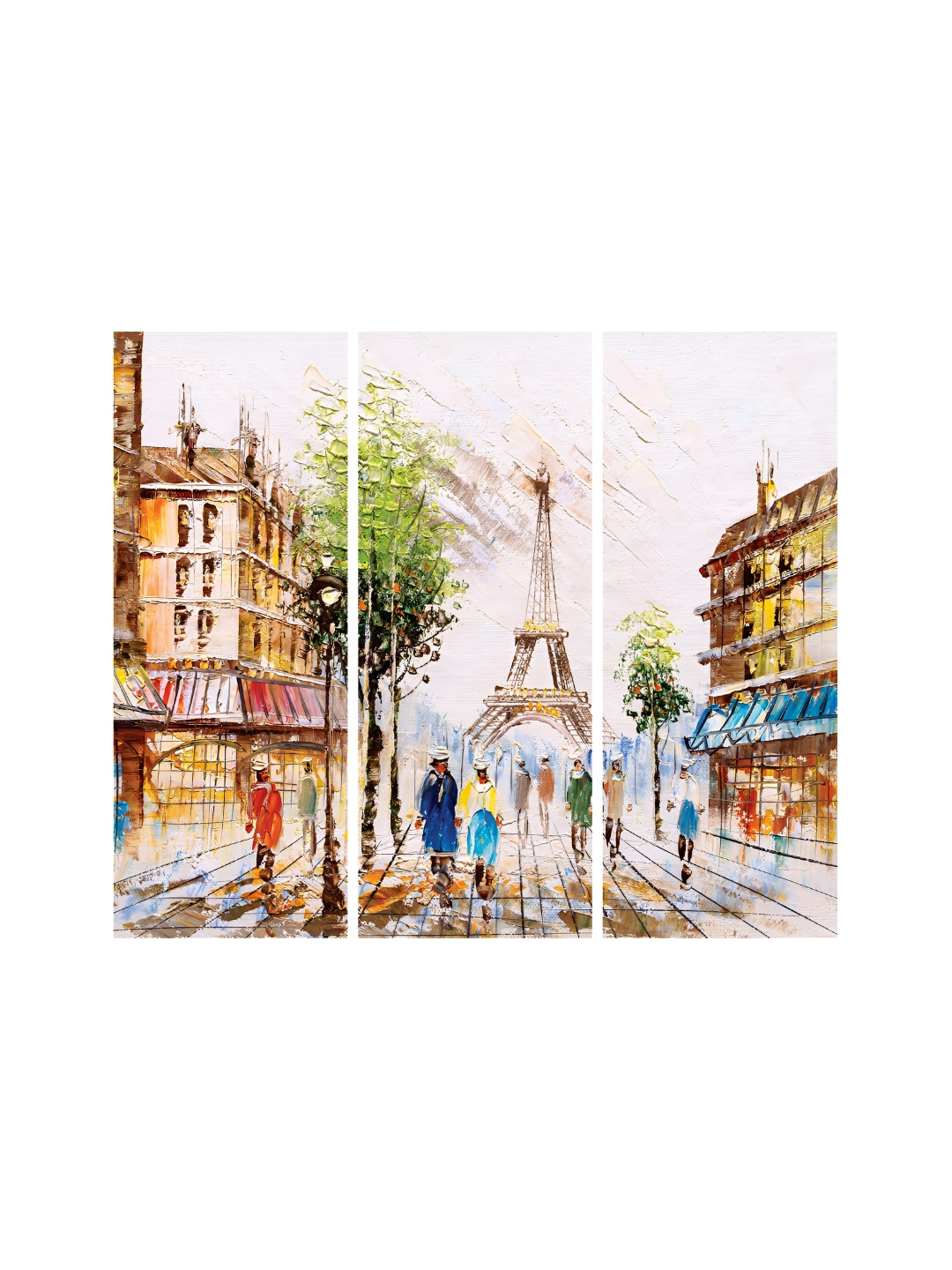 RANDOM White & Green 3 Pieces Canvas Other Painting Wall Art