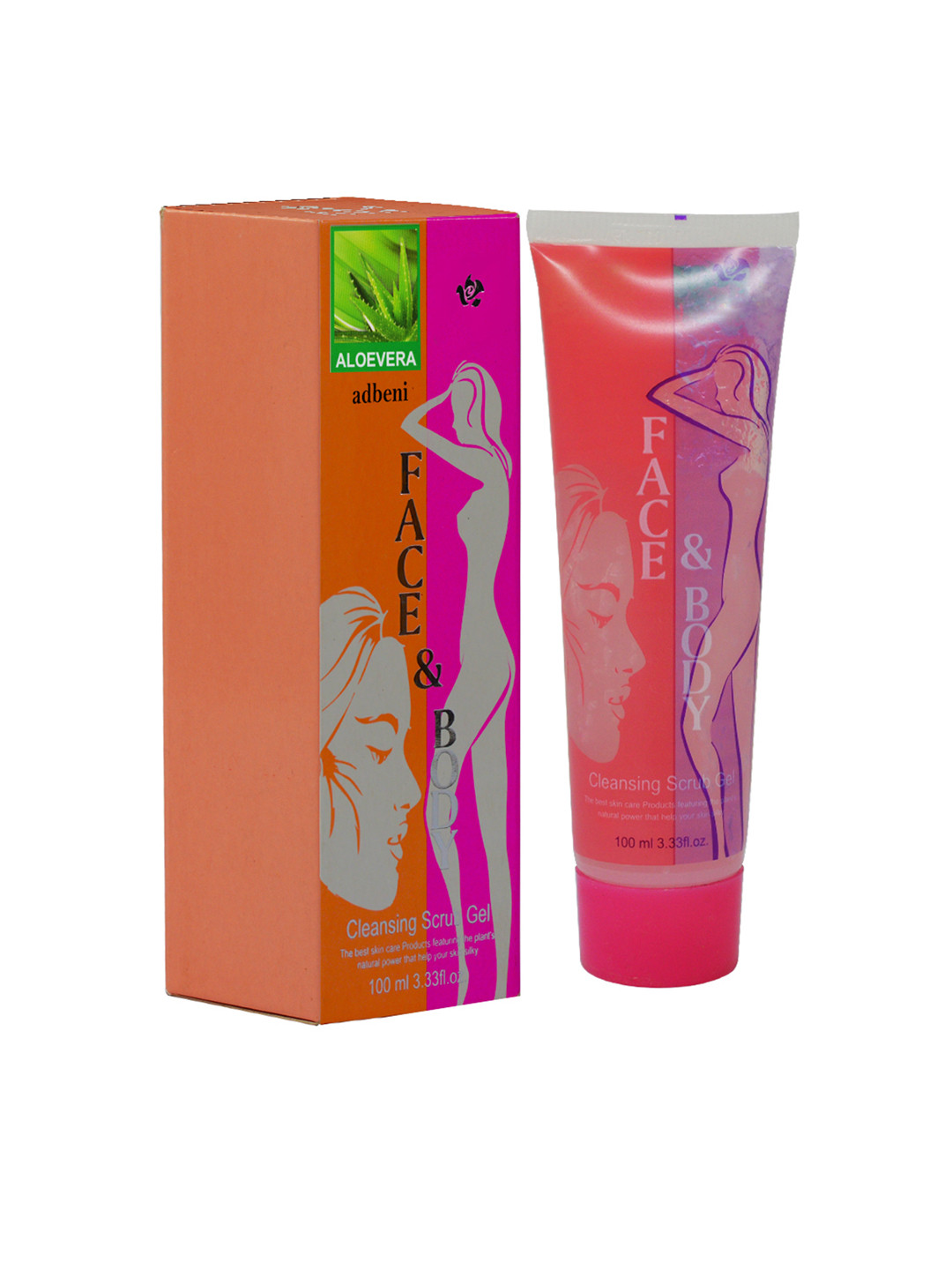 Adbeni Aloe Vera Face & Body Cleansing Scrub Gel - 100 ml