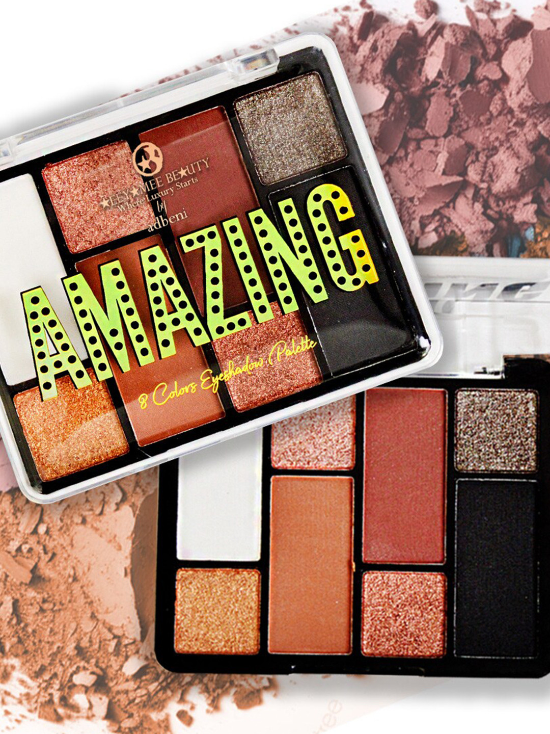 Adbeni Amazing 8-In-1 Eyeshadow Palette With Seamless Blending - 10g - Shade 01