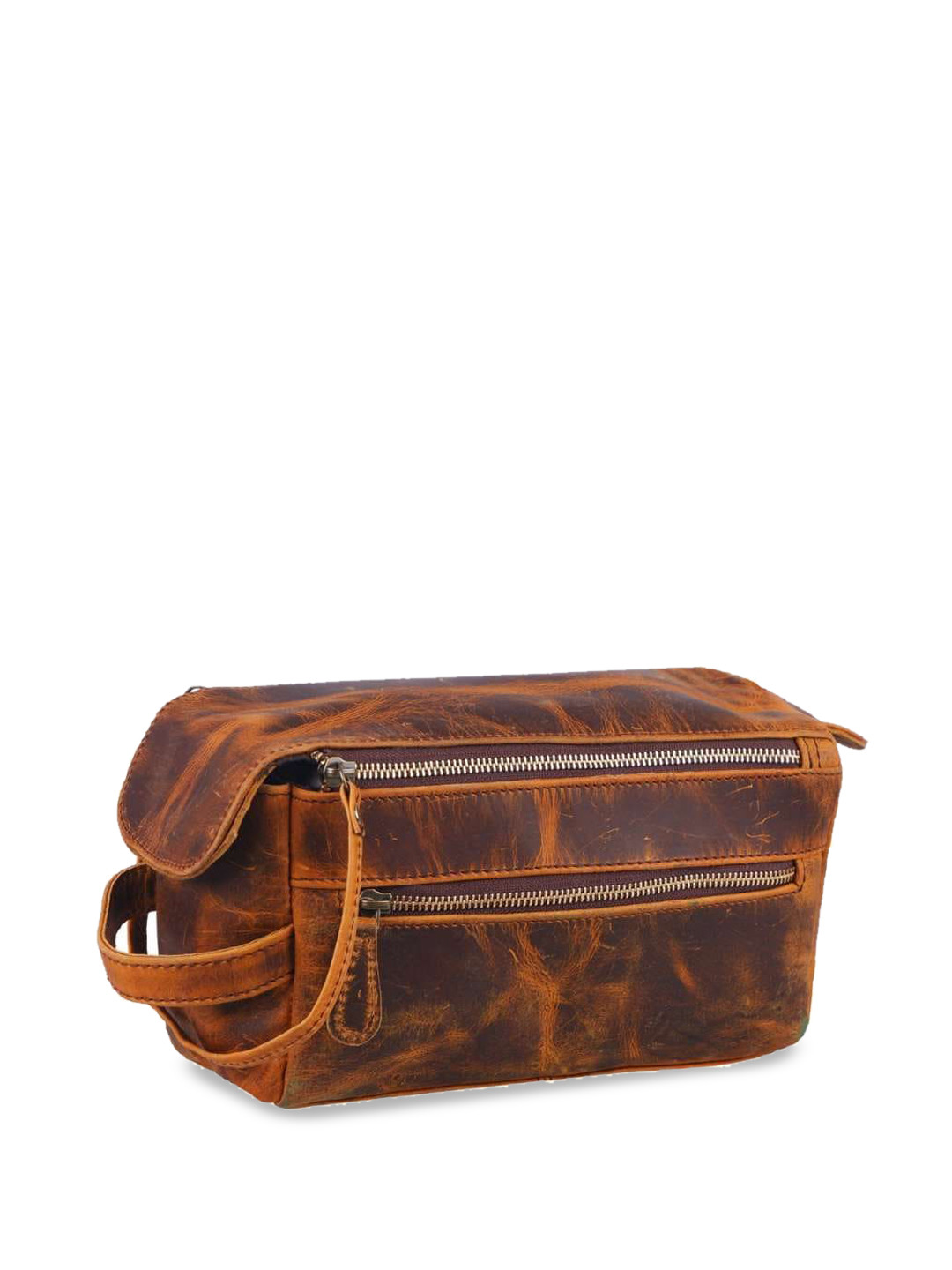MaheTri Walnut Travel Dopp Kit
