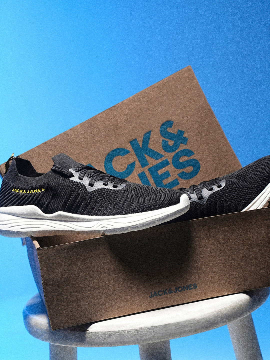 Jack & Jones Men Round Toe Memory Foam Sneakers