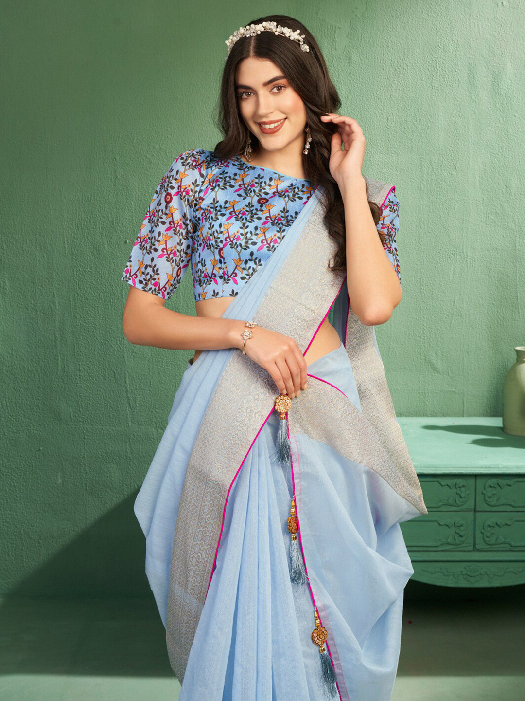 Sangria Coimbatore Cotton Saree