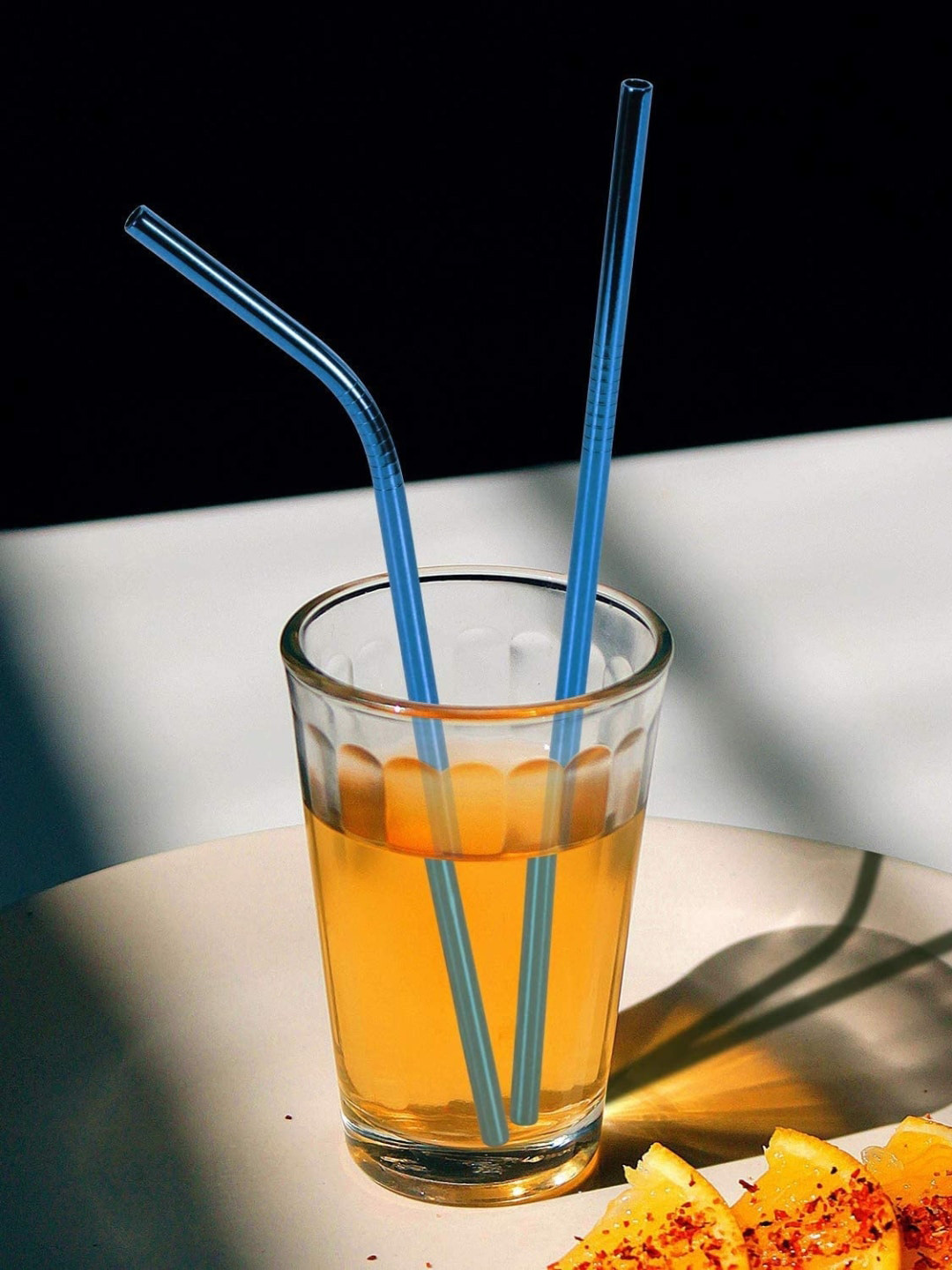 UniKart Blue 8 Pieces Rust Resistance Steel Cutlery Set With Case