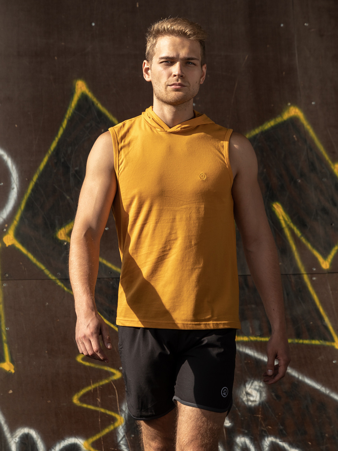 CHKOKKO Sleeveless Hooded Dri-FIT T-shirt