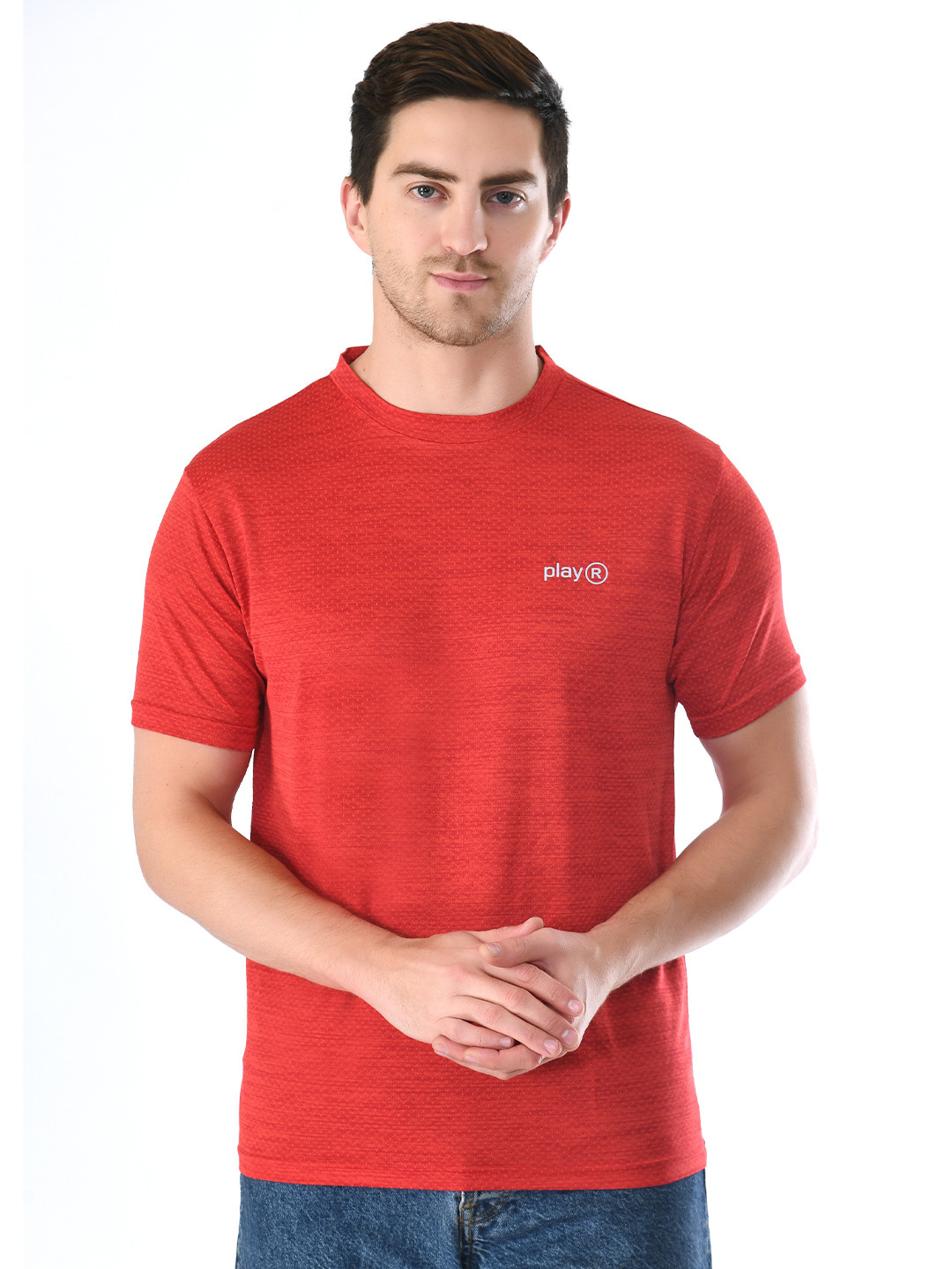 playR Round Neck Short Sleeves Regular Fit Dri-FIT T-shirt