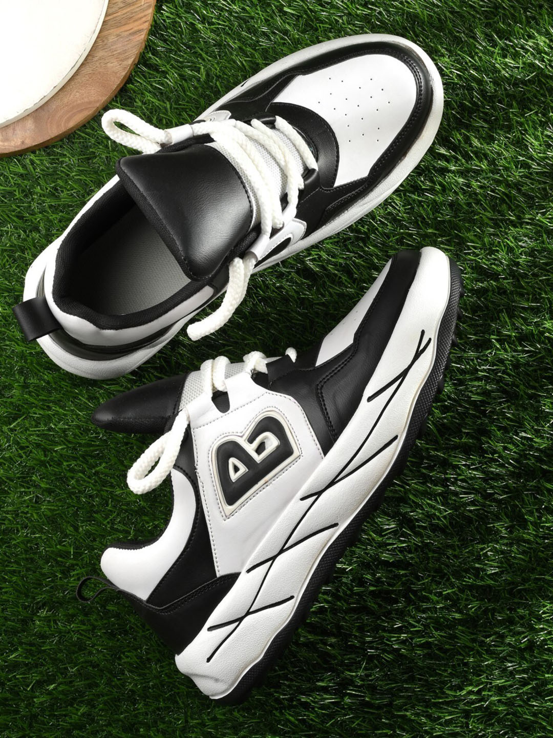 White Shoes Kraasa Men's Synthetic Sneakers Kraasa Casual