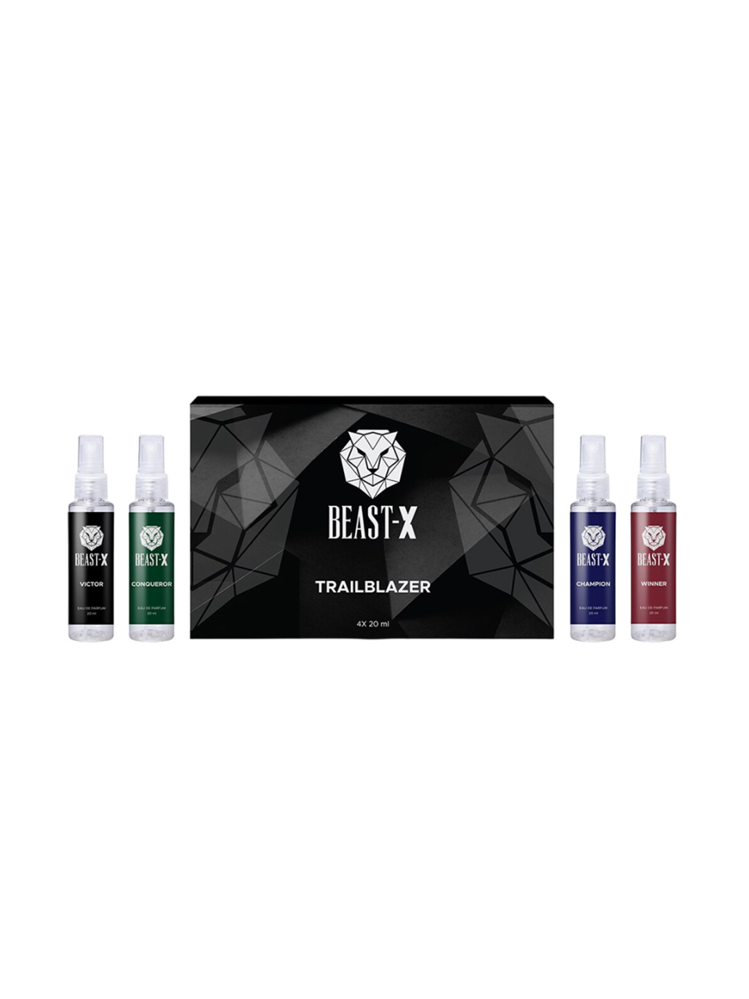 Pure Sense Men Set of 4 Beast X Trailblazer Eau De Parfum -20 ml Each