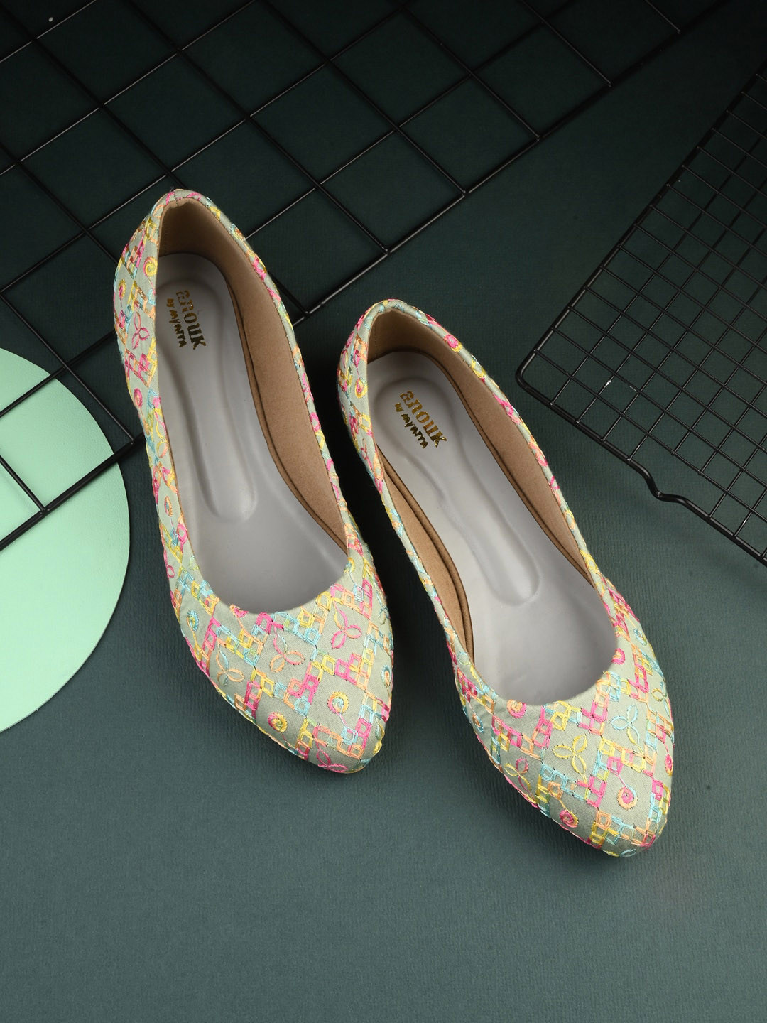 Anouk Embroidered Ballerinas