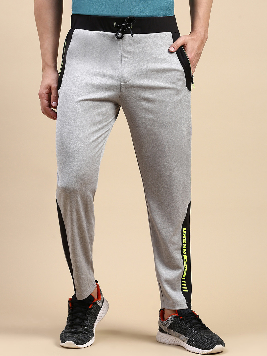 Classic Polo Men Slim Fit Mid Rise Antimicrobial Track Pants