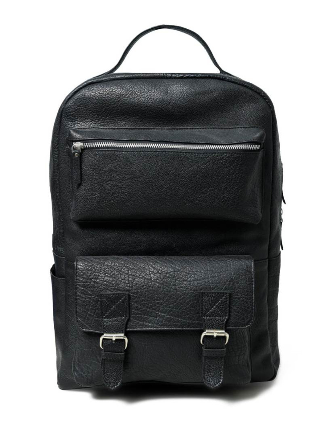 MaheTri Unisex NoirTrek Leather Laptop Backpack