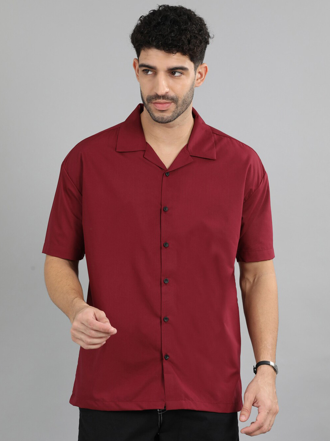 Bushirt Men Classic Opaque Casual Shirt