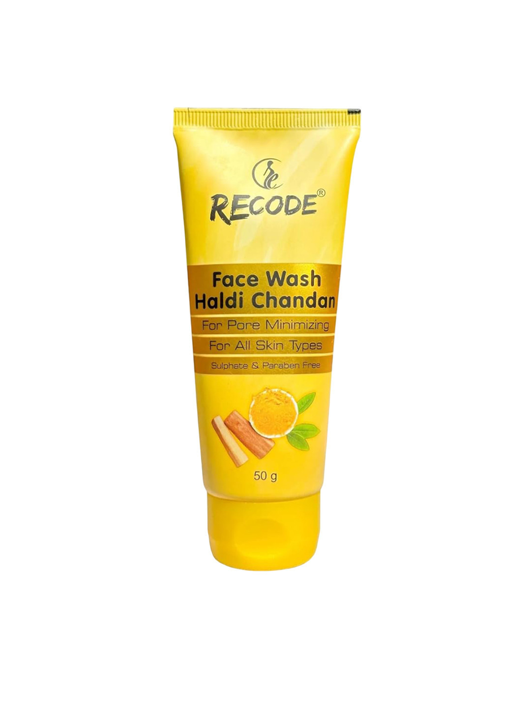 Recode Haldi Chandan Face Wash For Pore Minimizing With Glycerin Extract - 50g