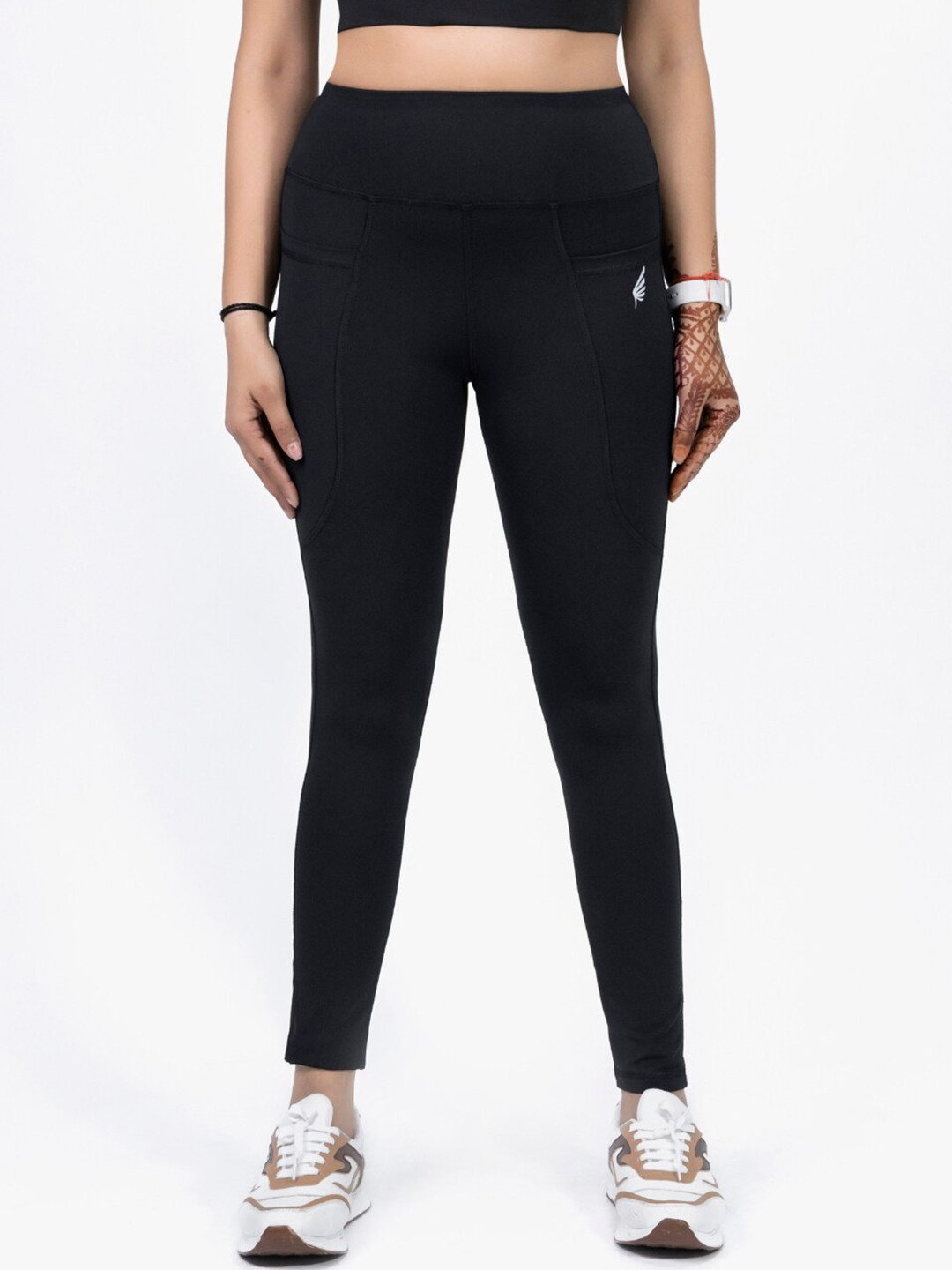 FLURR Slim-Fit Ankle-Length Gym Tights