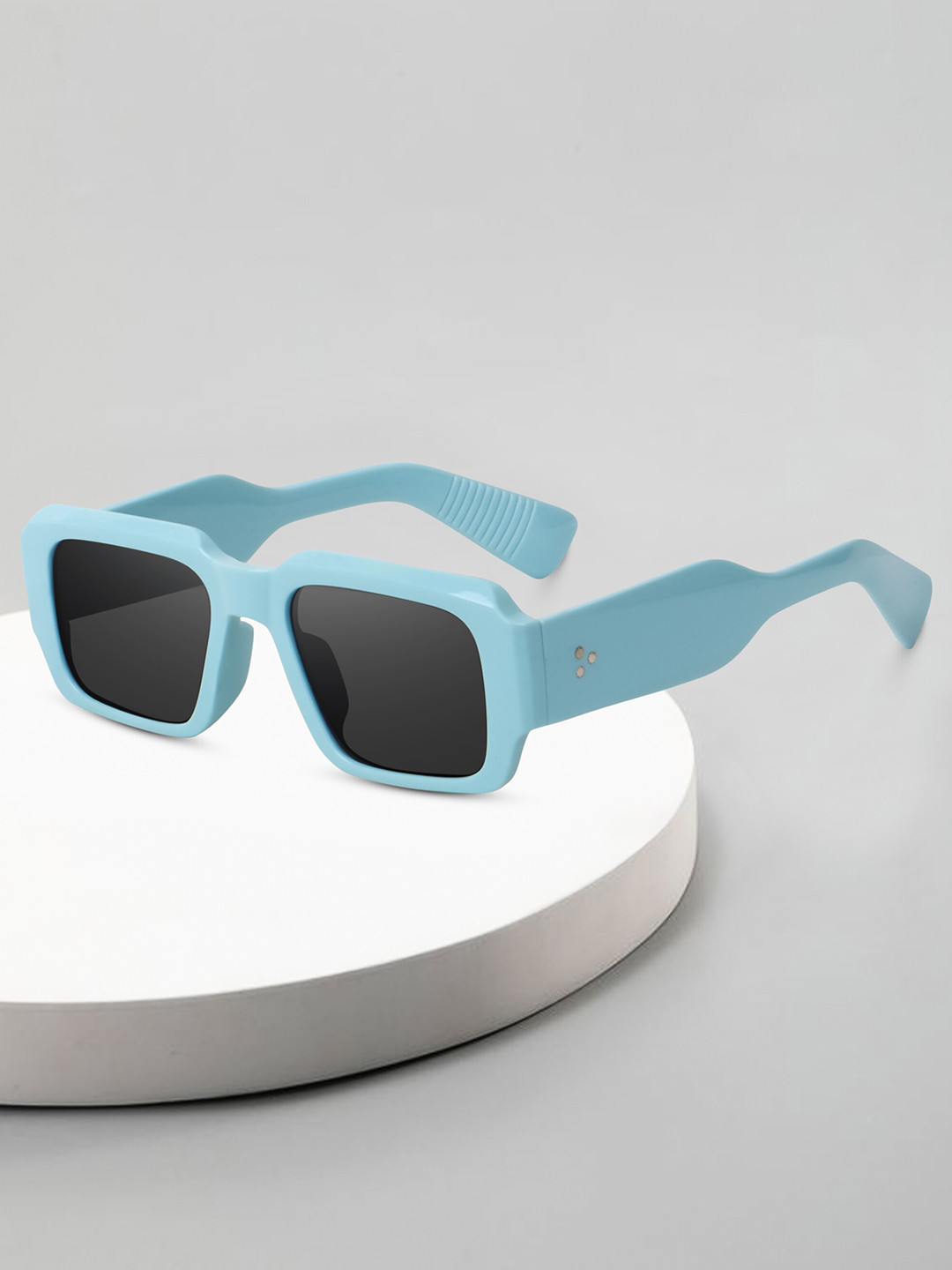 Peter Jones Eyewear Unisex Square Sunglasses With UV Protected Lens 3766BL