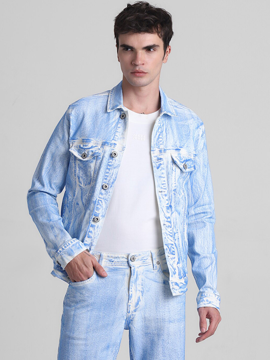 Jack & Jones Washed Denim Jacket
