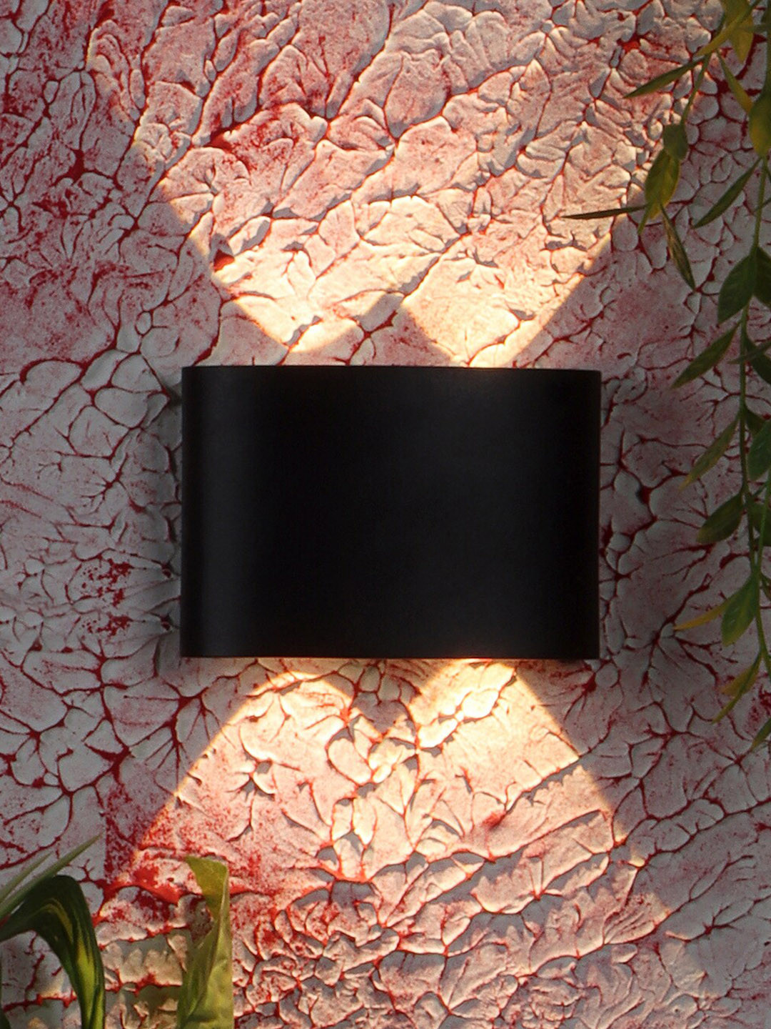 decorativeray Black Rectangle Wall Lamp