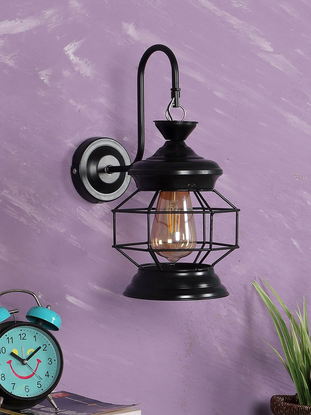 decorativeray Black Metal Wall Lamps