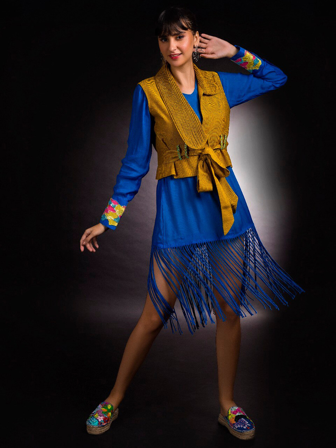 FIRKI Print Jacket Dress