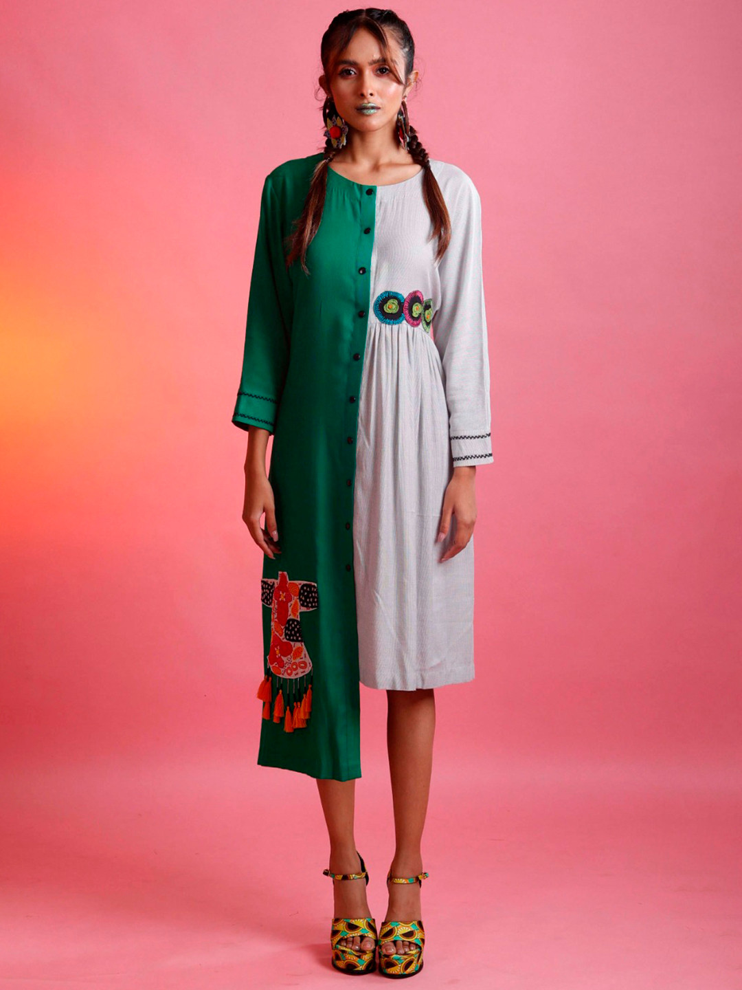 FIRKI Print A-Line Dress