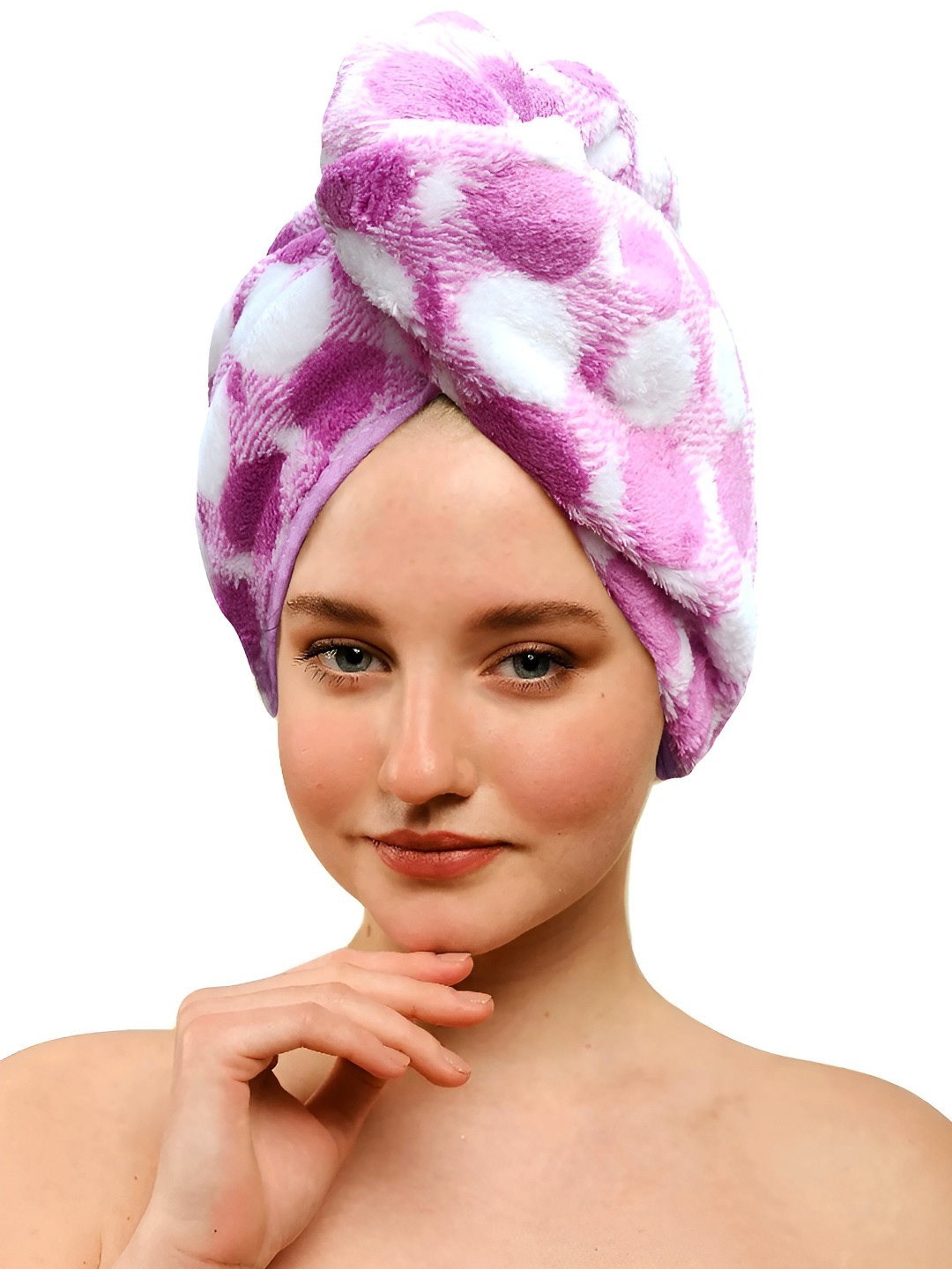 Lunar Days Purple 300 GSM Hair Wrap Towel