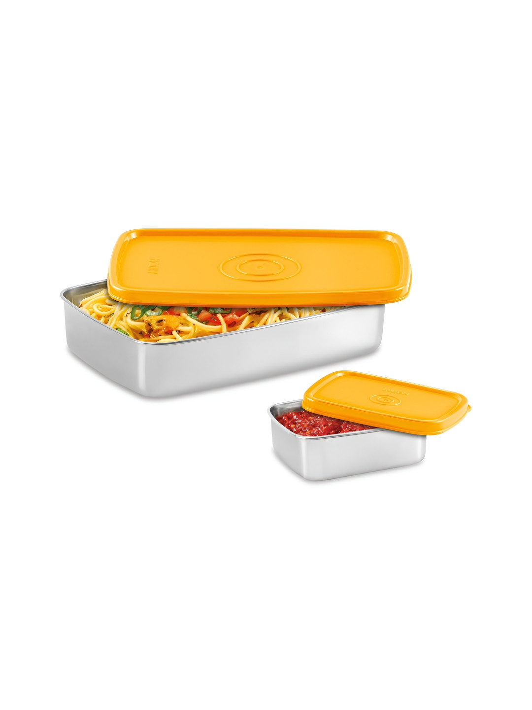 Milton Pro Lunch Jr. Stainless Steel Airtight 2PCs Lunch Box With Spoon and Fork