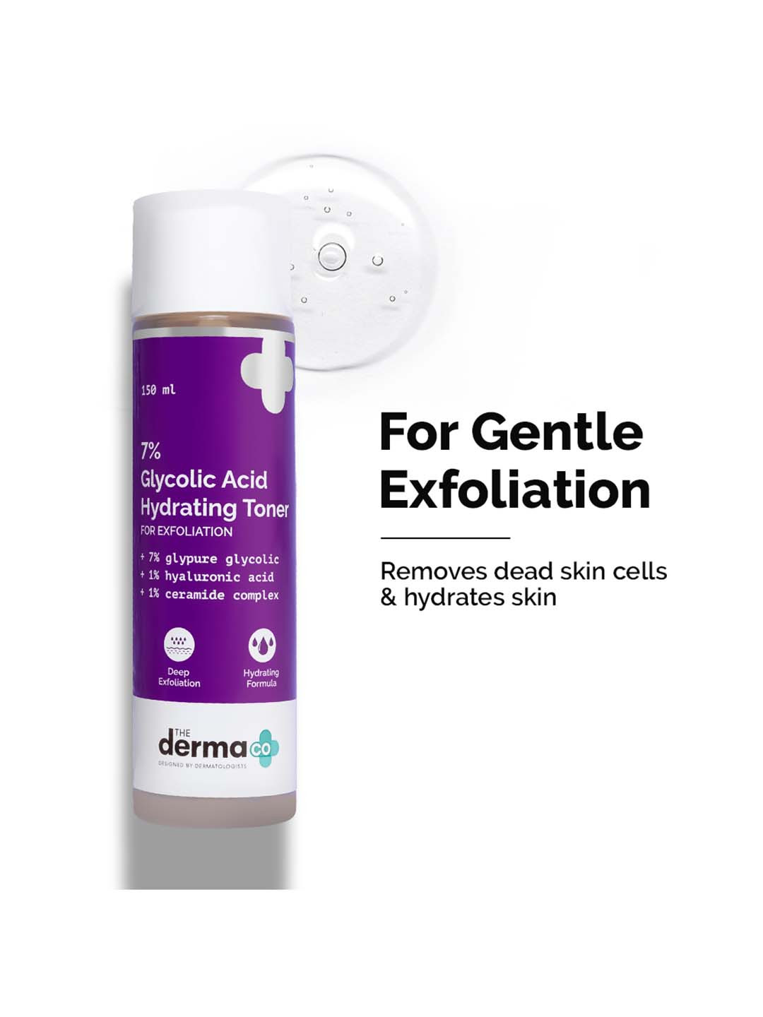 The Derma co. 7% Glycolic Acid Hydrating Toner For Exfoliation - 150ml