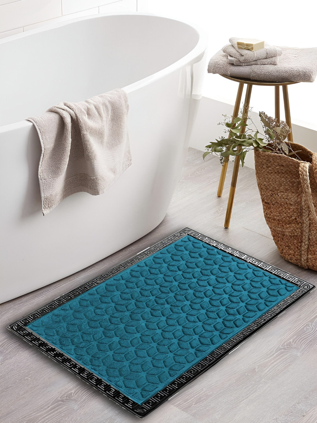 AaHo Decor Red Waterproof Anti-Skid Doormat