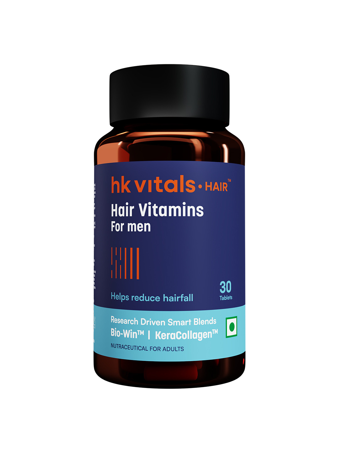 HK VITALS Hair Multivitamin Capsules with Flaxseed & Multiminerals - 30 Capsules