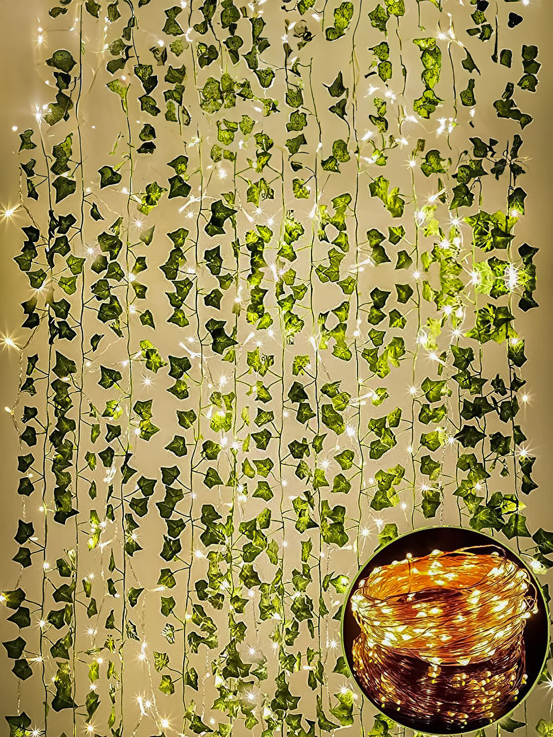 Special You 4 Green Vines & 1 LED Light