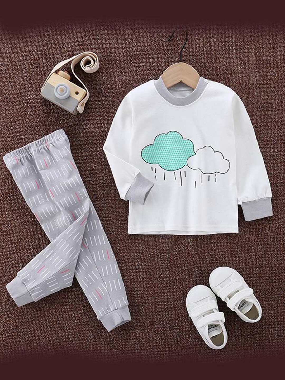 bubble berry Kids Printed Pure Cotton Night suit