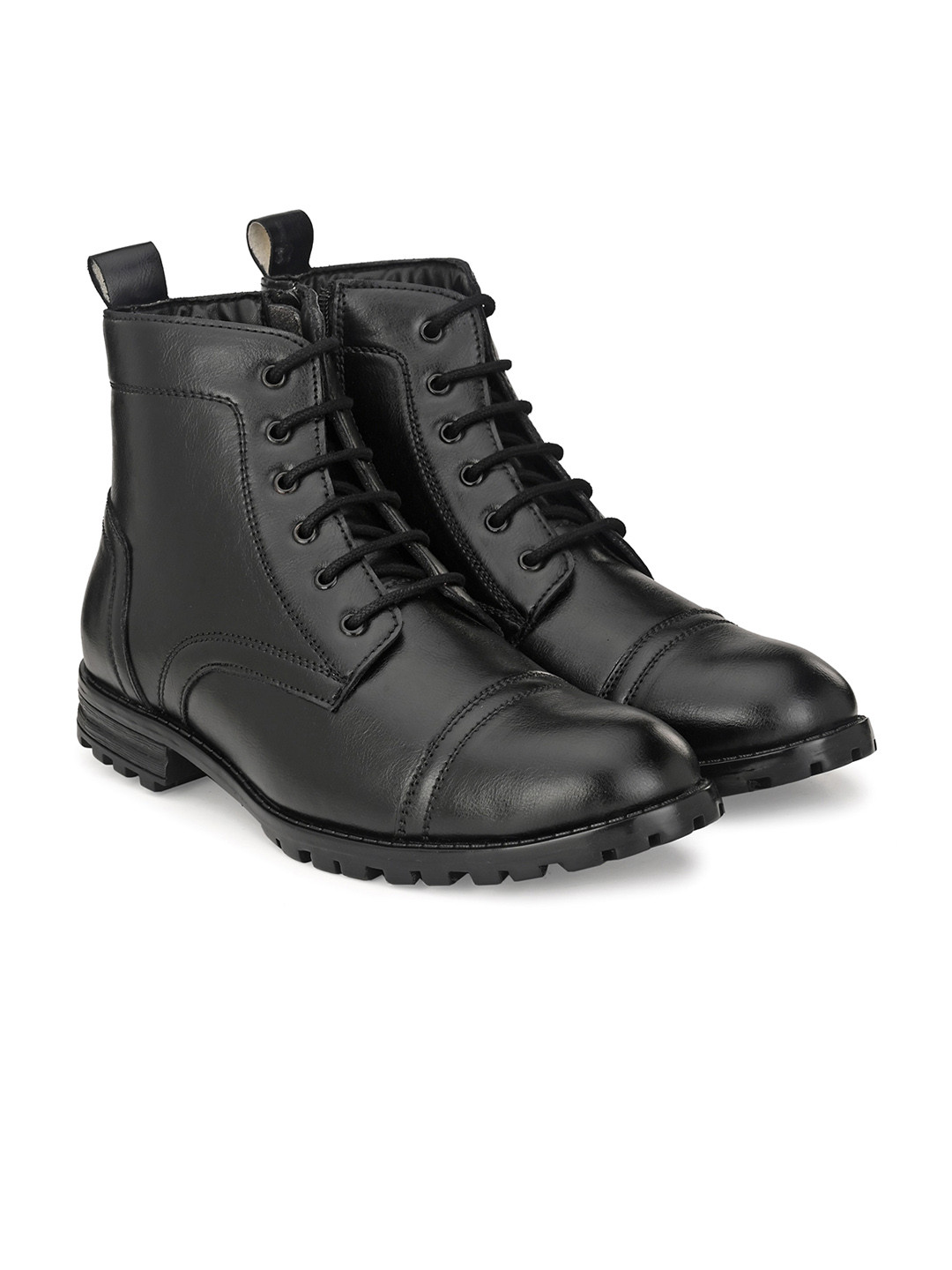 Hirels Men Round Toe Oxford Boots