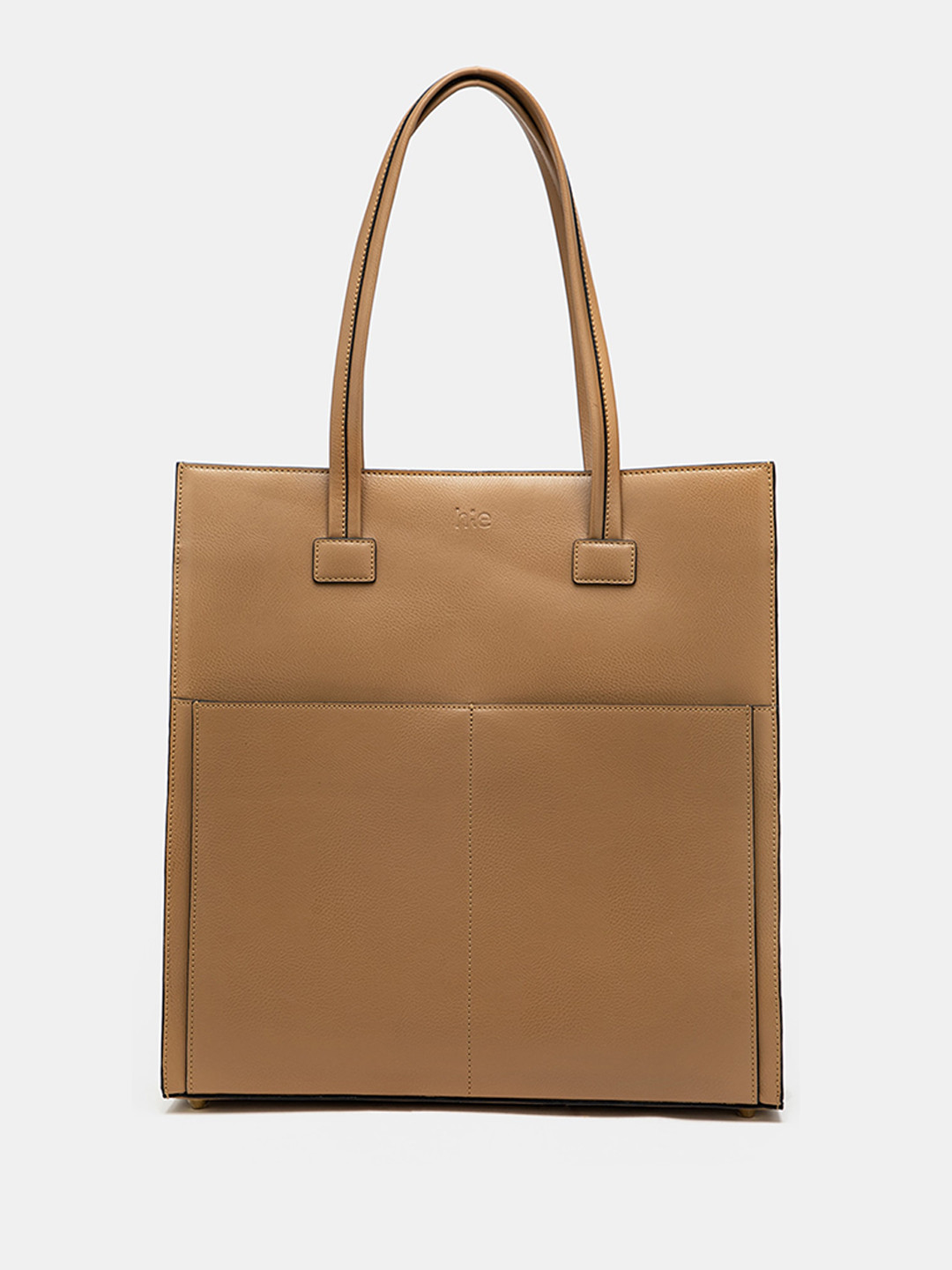 HIE Elena Women's Structured Solid Tote Oversized Shoulder Bag