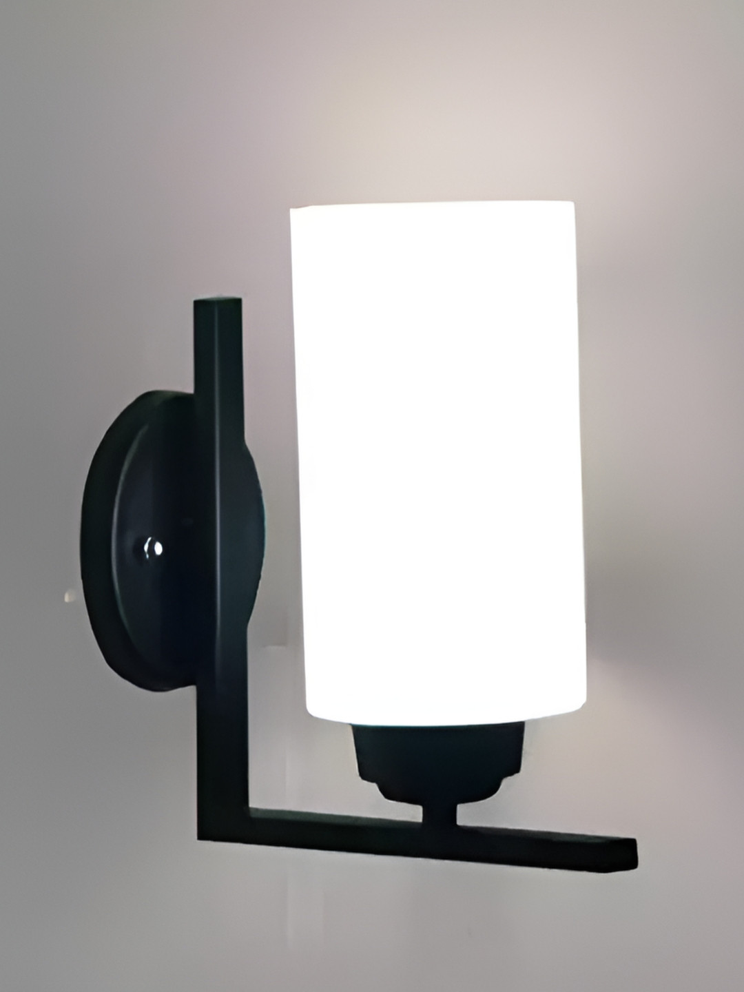 Areezo Black Metal Wall Lamp Without Bulb
