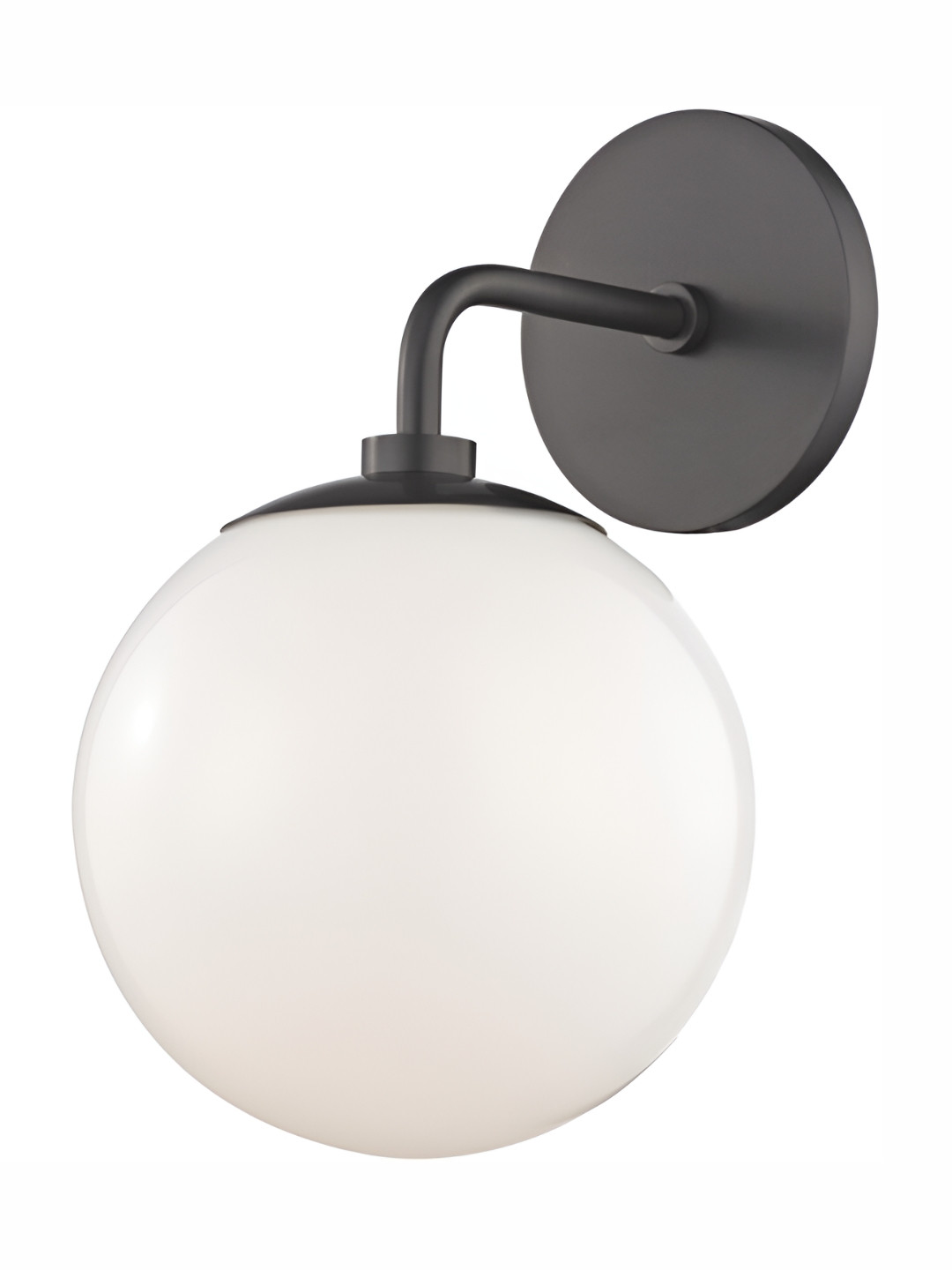 Areezo Black Metal Spherical Wall Lamp Without Bulb