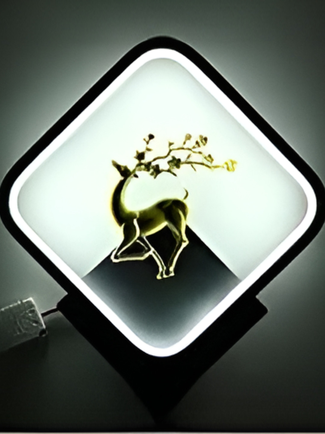 Areezo Black 2 Pcs Metal Wall Lamp Without Bulbs