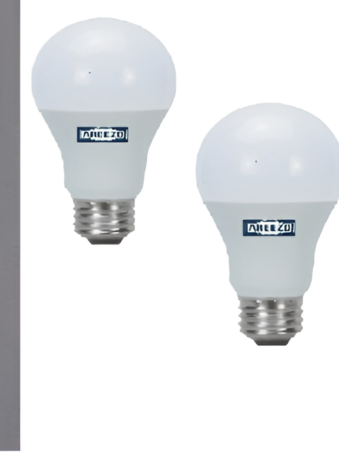 Areezo Brown & White 2 Pieces Printed Contemporary Glass Wall Lamp