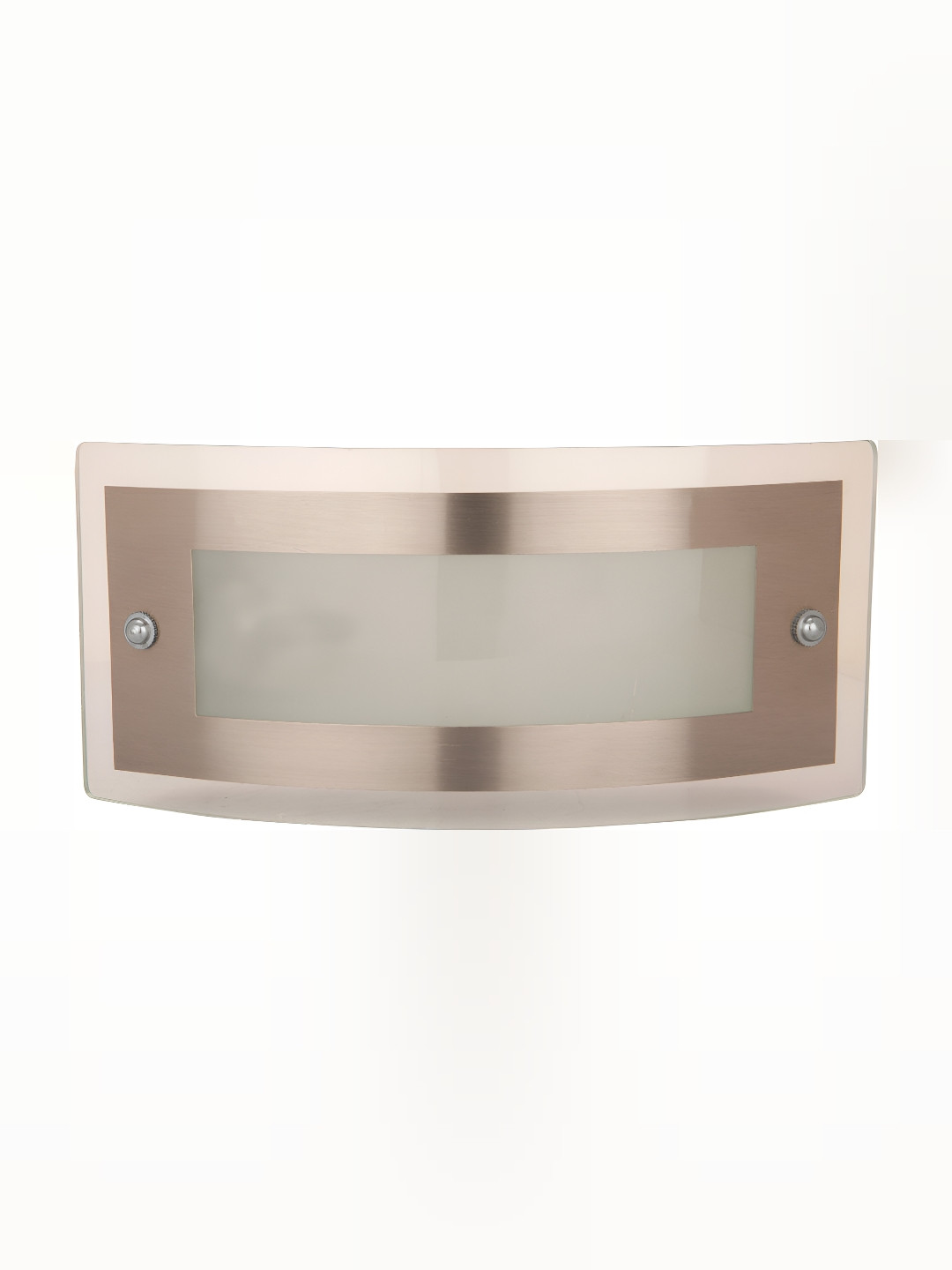 Areezo Silver-Toned Metal Wall Lamp Without Bulb