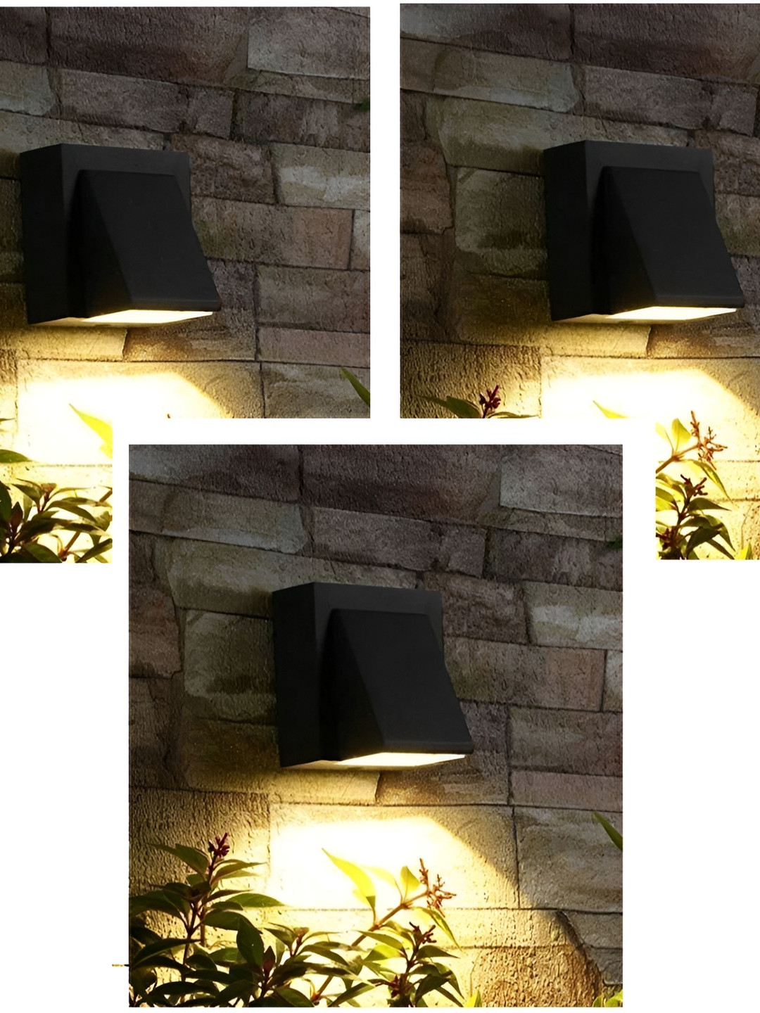 Areezo Black Contemporary Aluminium Wall Lamp