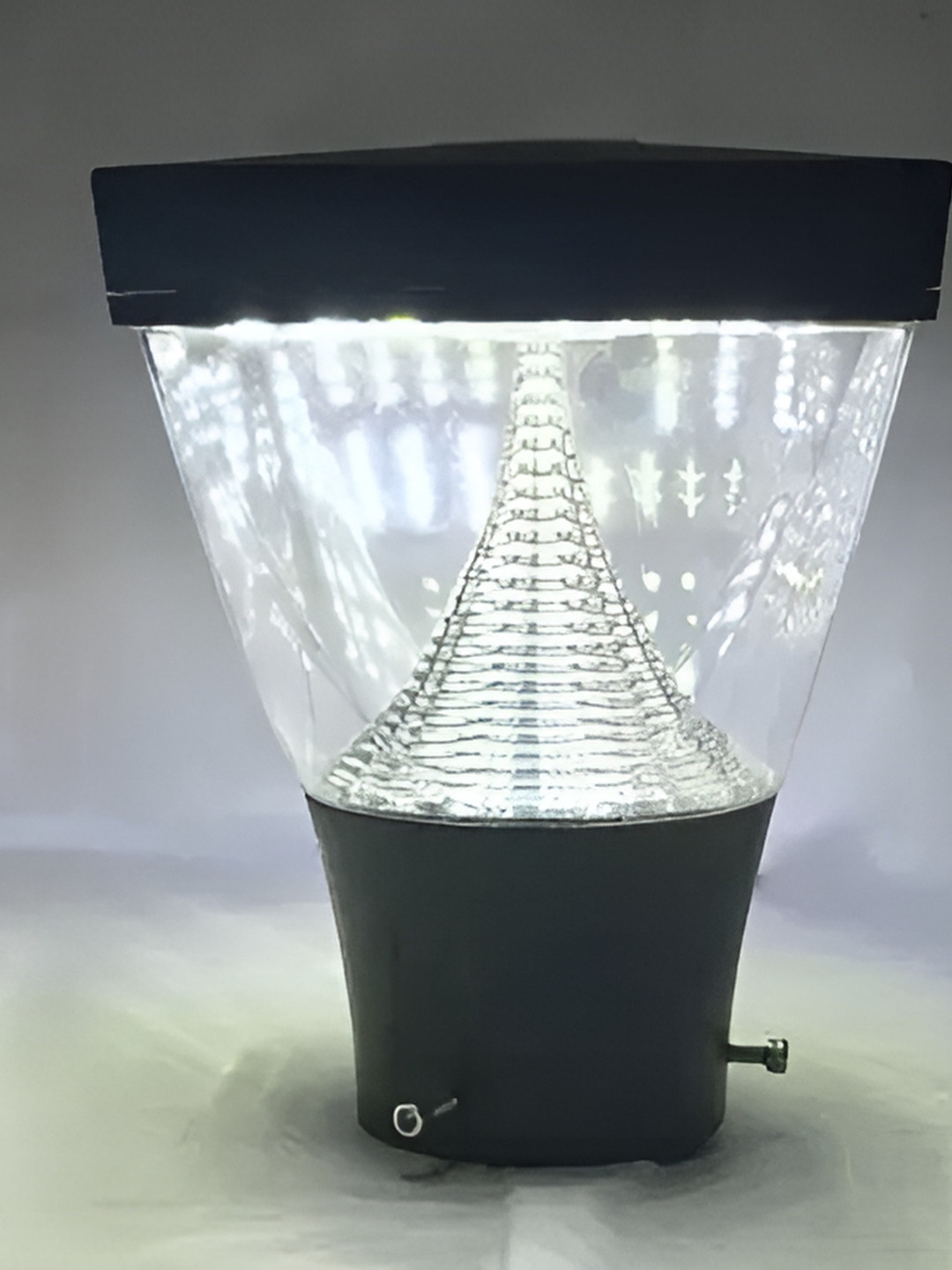 Areezo 2-pcs Grey Outdoor Gate Lamps